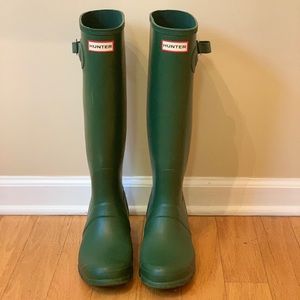 Hunter Original Tall Rain Boots Hunter green matte